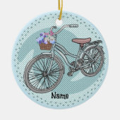 Blue Bike Ornament (Vorne)