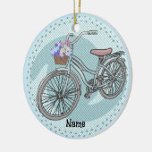 Blue Bike Ornament (Links)