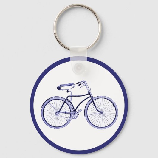 Blue Bike Schlüsselanhänger (Vorderseite)