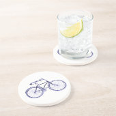 Blue Bike Untersetzer (Seite)