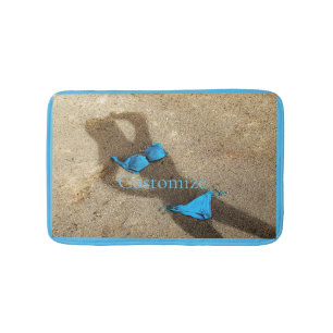 Blue Bikini Beach Sand Thunder_Cove Badematte