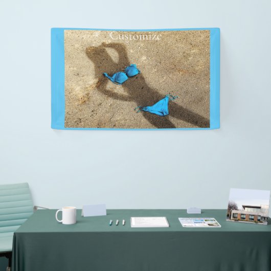 Blue Bikini Beach Sand Thunder_Cove Banner (Messeveranstaltung)