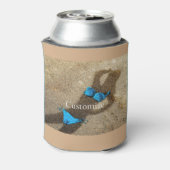 Blue Bikini Beach Sand Thunder_Cove Dosenkühler (Kanne Rückseite)