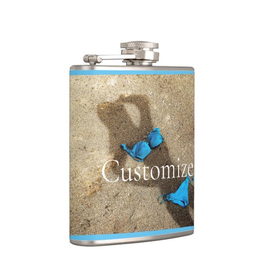 Blue Bikini Beach Sand Thunder_Cove Flachmann (Rechts)