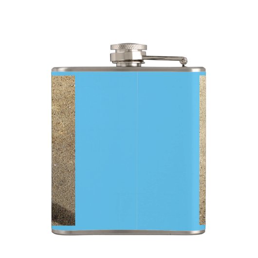 Blue Bikini Beach Sand Thunder_Cove Flachmann (Rückseite)