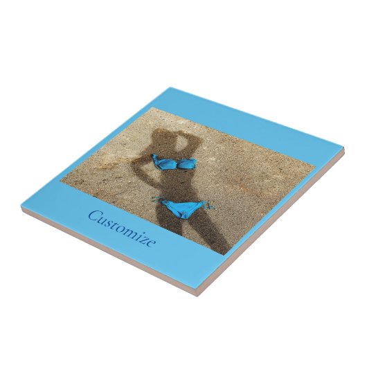 Blue Bikini Beach Sand Thunder_Cove Fliese (Seite)