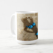 Blue Bikini Beach Sand Thunder_Cove Kaffeetasse (Vorderseite Links)