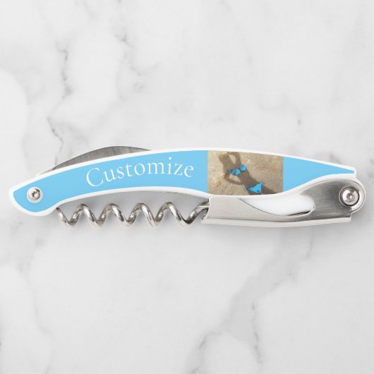 Blue Bikini Beach Sand Thunder_Cove Kellnermesser (Rückseite)