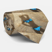 Blue Bikini Beach Sand Thunder_Cove Krawatte (Gerollt)