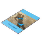 Blue Bikini Beach Sand Thunder_Cove Notizblock (Linke Seite)