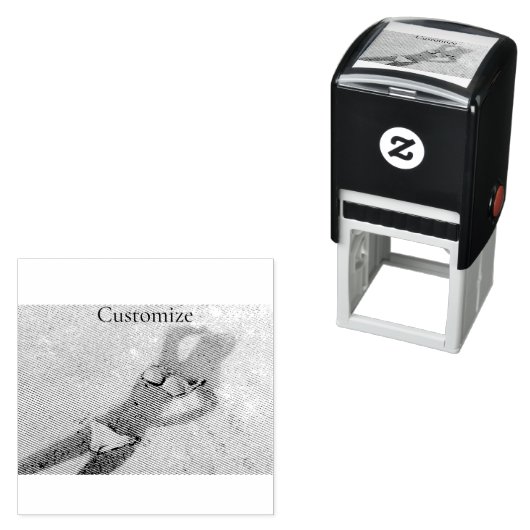 Blue Bikini Beach Sand Thunder_Cove Permastempel (Beispiel)