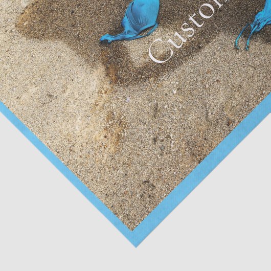 Blue Bikini Beach Sand Thunder_Cove Seidenpapier (Ausschnitt)