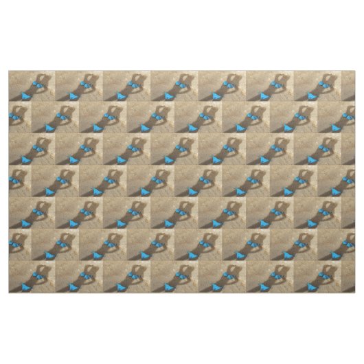 Blue Bikini Beach Sand Thunder_Cove Stoff (Fat Quarter (45,7 x 55,9 cm))