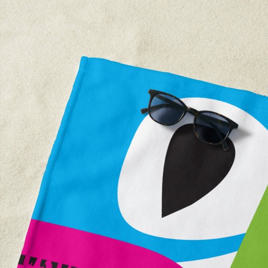 Blue Bikini Strandtuch (Beispiel)