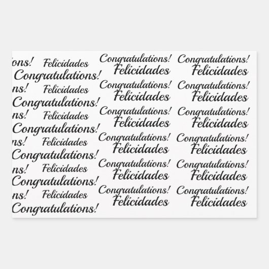 Blue Bilingual Wrapping Paper Happy Birthday Geschenkpapier Set (Vorderseite 2)