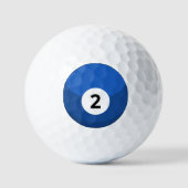 Blue Billiard Ball Nummer Zwei (Vorderseite)