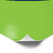 Blue Billiard Ball Nummer Zwei Poster (Ecke)