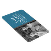 Blue Binary Code Foto Speichern des Datumsfelds Magnet (Rechte Seite)