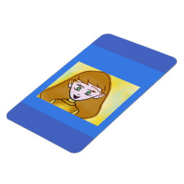 Blue Bingo Anime Flexible Foto Magnet