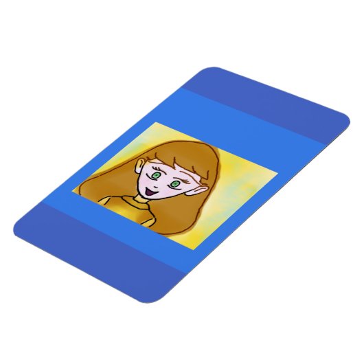 Blue Bingo Anime Flexible Foto Magnet (Linke Seite)