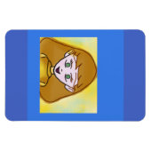 Blue Bingo Anime Flexible Foto Magnet (Horizontal)