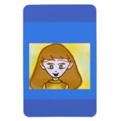 Blue Bingo Anime Flexible Foto Magnet (Vertikal)