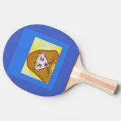 Blue Bingo Anime Ping Pong Paddle Tischtennis Schläger (Seitenansicht)