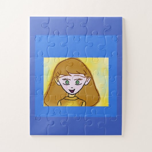 Blue Bingo Anime Puzzle (Vertikal)