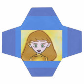 Blue Bingo Anime Soccer Ball (Flach)