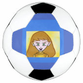 Blue Bingo Anime Soccer Ball (Vorderseite)