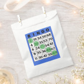 Blue BINGO Card Gastgeschenk Bag Geschenktütchen (Ausgeschnitten)
