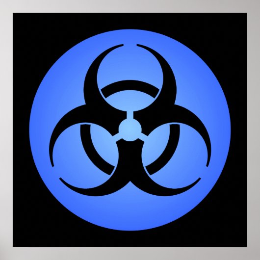 Blue Biogefährdung Poster (Vorne)