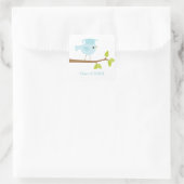 Blue Bird Abschluss Umschlag Aufkleber (Tasche)