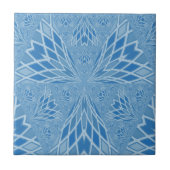 Blue Bird Abstrakte Keramik Tile Fliese (Vorderseite)