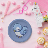 Blue Bird Art Bird Lovers Bluebird Bird Watching Pappteller (Party)