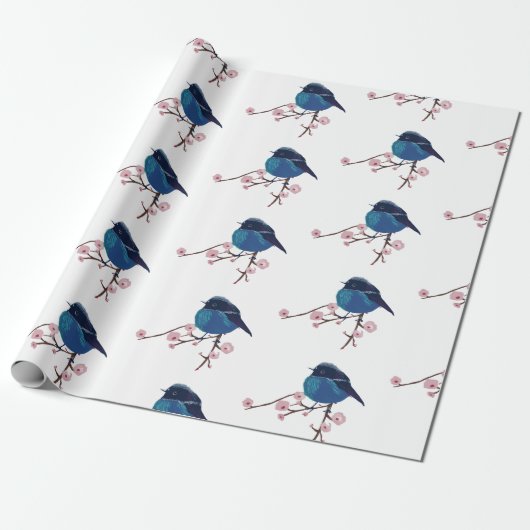 Blue Bird Art Geschenkpapier (Ungerollt)