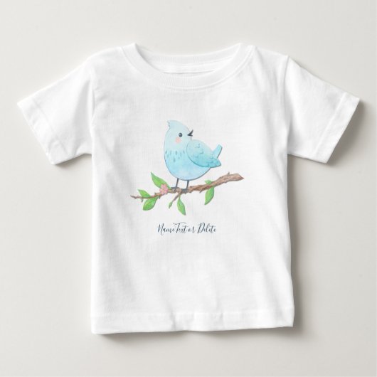 Blue Bird Baby T - Shirt (Vorderseite)
