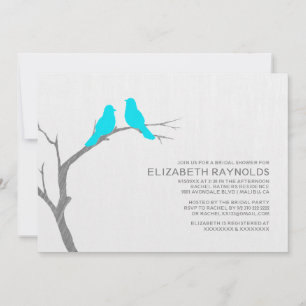 Blue Bird Bridal Dusche Einladungen