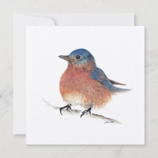 Blue Bird Card Karte (Vorderseite)