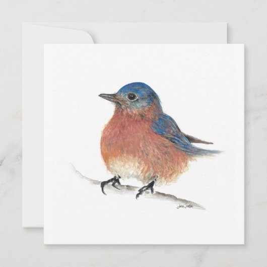 Blue Bird Card Karte (Vorderseite)