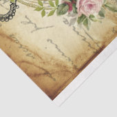 Blue Bird & Cherry Blossom Antiquitätenpapier Seidenpapier (Ausschnitt)