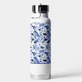 Blue Bird Chinoiserie Monogramm Trinkflasche (rechts)