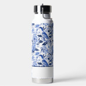 Blue Bird Chinoiserie Monogramm Trinkflasche (Links)