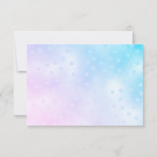 Blue Bird Danke Karte (Rückseite)