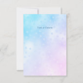 Blue Bird Danke Karte (Rückseite)