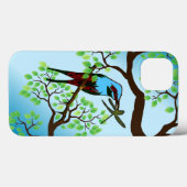 Blue Bird Design Case-Mate iPhone Hülle (Rückseite (Horizontal))