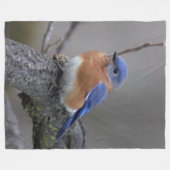 BLUE BIRD FLEECEDECKE (Vorderseite (Horizontal))