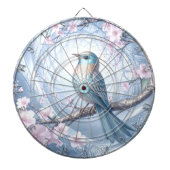Blue Bird Floral Dartboard Dartscheibe (vorne)