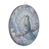 Blue Bird Floral Dartboard Dartscheibe (Vorderseite Links)