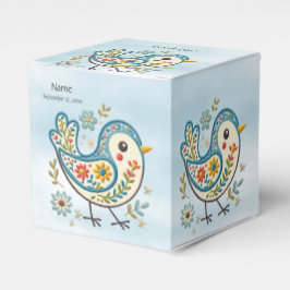 Blue Bird Floral Fevor Box Geschenkschachtel